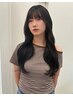 【憧れの韓国人な艶ヘアに】髪質改善縮毛矯正＋トレンドカット ￥22,000→