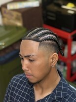 フランクスバーバーリザーブ 人形町店(FRANK’S BARBER RESERVE)&nbsp;地毛コーンロウ　６本　MB