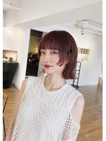 デューク(du c)&nbsp;ピンクブラウン　ボブウルフ　【中筋】