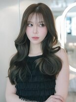 オモチャ 銀座(OMOCHA)&nbsp;韓国風ロングレイヤー/上品ダークブラウン