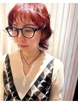 ファヴォリ(favori)&nbsp;【favori 自由が丘】ミディアムウルフパーマ＆カラー