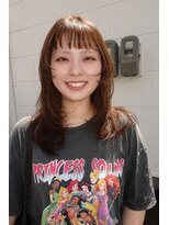 ヘアメイク エイト キリシマ(hair make No.8 kirishima)&nbsp;レイヤーカット+ハッシュカット+オリーブベージュ