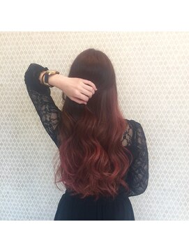 アーチフォーヘアー(a rch for hair) 【チェリーレッドグラデーション〉
