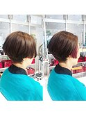 インナーカラーのハンサムショート!<本橋寛道>