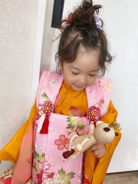 シーム(Seamu) 七五三女の子ヘアアレンジ♪
