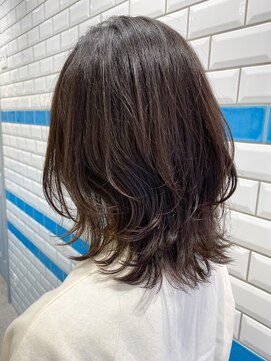 シー バイ ロンド 新宿(Sea by Lond) 【藤原三知代】大人美人暗髪レイヤーウルフ