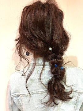 ヘアーショップ ココカラー(HAIR SHOP cococolor) 編みおろし