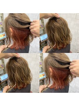 ヘアリゾート エーアイ 亀戸店(hair resort Ai) ぱつっとボブに波巻き