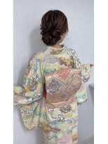 ヘアーセットサロン ピンキー(Hairset Salon Pinky) Pinky.お洒落着物アレンジアップ