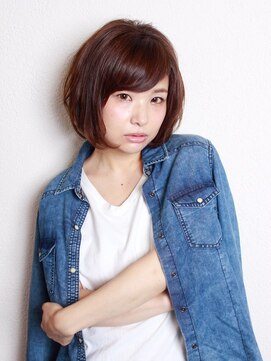 ポンテ 那珂川店(ponte) 大人女子☆お手入れ簡単ナチュラルボブ