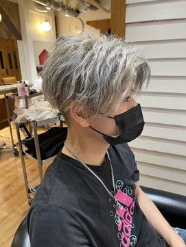 アヴァンス 天王寺店(AVANCE.) MEN'S HAIR 天王寺×ベージュ×ホワイトベージュ
