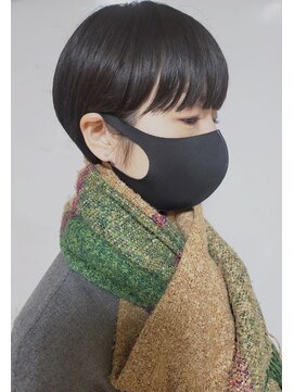 カライングドゥ(ing deux) 大人可愛い20代30代40代暗髪丸みベリーショート◎