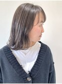 【FOLK】暗くても透ける透明感カラー☆似合わせ外ハネボブ♪