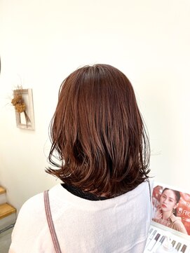 アッカ(acca) ネイキッドコーラル＠ミディアムボブ