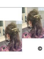 華やか☆パーティーヘアセット
