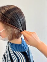 りんごの木 篠ノ井駅前店&nbsp;インナーカラー@20代@グレージュ