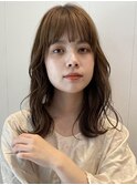 ゆるふわウェーブ/フォギーベージュ/イメチェンヘアスタイル/