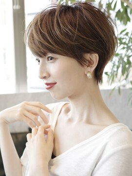 ロビー 表参道(ROBBY) 大人マッシュショート／丸みショート／イメチェン／30代40代50代