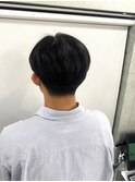 MEN’S HAIR/ウルフ/アッシュブラック/銀座/東銀座