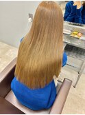 イメチェンハッシュカットフルバング似合わせレッドブラウン