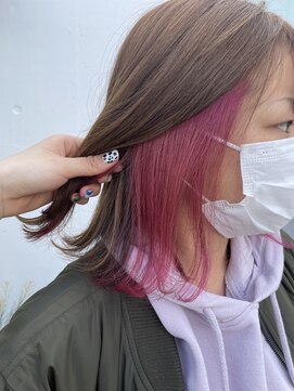 エルフグローリー(elf -glory-) インナーカラー/ベージュピンク/KEITARO