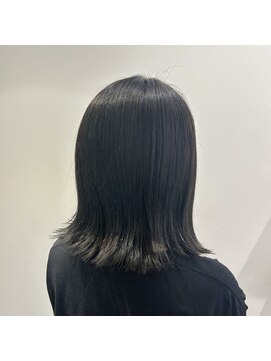 リュネッツ あざみ野店(lunettes) 【白髪ぼかし】暗めグレージュ×外ハネボブ