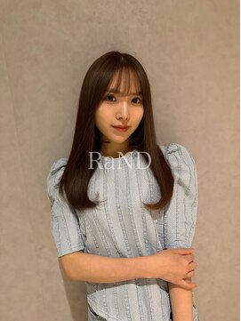 ランド(RaND) ワンカールで決まるヘア 韓国風レイヤーカット