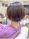 【 I. 】30代からのナチュラル前下がりショートボブ 川口