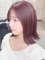 ジィルム(XELM)&nbsp;ピンクベージュボブ【高崎/高崎駅/高崎駅西口】