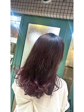 トープ(TOPU) グラデーションカラー/ダブルカラー/毛先カラー/セミロング