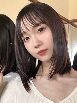 カムジーヘッド(COMEGHEAD) ダブルカラーミルクティーベージュカラーブルーブラックブリーチ