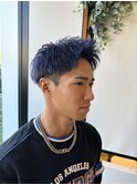 【Haru】インナーカラーなどにもおすすめ！ネイビーブルー