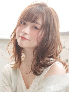 トゥーナ 表参道(tona) ニュアンスパーマレイヤーカットウェーブミディアムレイヤーボブ