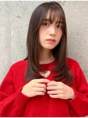 20代・30代_ショコラブラウン_ロングレイヤー