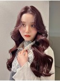 韓国ヘアレイヤーカット顔周りカットブリーチなしカラーA