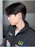 ブルーブラックスパイキーショート韓国マッシュ_ba498561