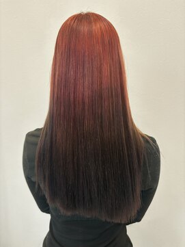 オリオリ(OliOli) ピンクグラデーションロングスタイル