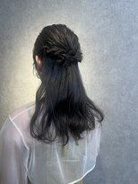 アルガ 大岡山(aruga) ハーフアップヘアセット