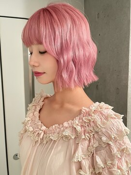 ネスト(NEST) ハイトーンペールカラーピンクボブ