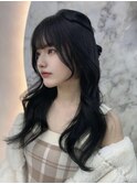 小顔ヘア/髪質改善/ブリーチなしカラー/ヘアアレンジ