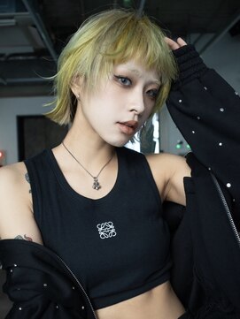 ギークス(GEEKS) 【GEEKS渋谷】レイヤーボブ/デザインカラー/ミックスカラー/小顔