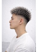 スパイキー×ツイスパ｜束感フェードショート