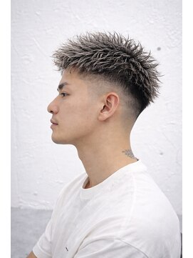 メンズ ラピス(Men's Lapis) スパイキー×ツイスパ｜束感フェードショート