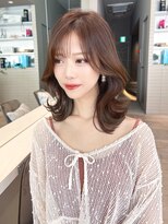 ロンド クラン 岡崎(Lond Clan)&nbsp;ひし形で小顔フェミニンなくびれボブ