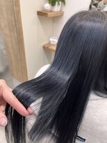 シアエミュー 新越谷店(SHEER emu)&nbsp;ブリーチネイビーブルー【新越谷・南越谷】