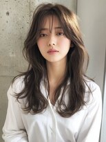 エレノア トーキョー 恵比寿(ELEANOAH TOKYO)&nbsp;フェイスフレーミングデジタルパーマ暗めカラー　デザインカラー
