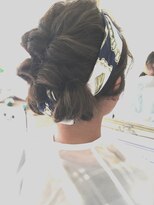 マーキュリー(Mercury)&nbsp;スカーフアレンジヘア