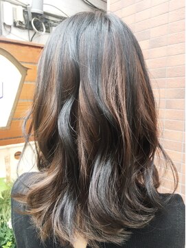 ヨナサン(Yona Saint) バイカラーのインナーバレイヤージュ