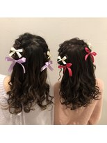 ヘアセット アリエス 新宿駅前店(aries)&nbsp;ハートハーフツイン♪
