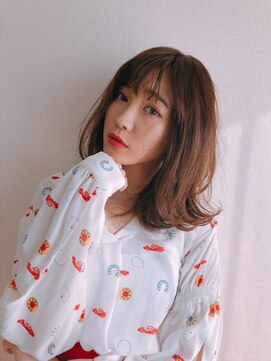 アン ビー(an B) 【anB】外ハネオレンジブラウン